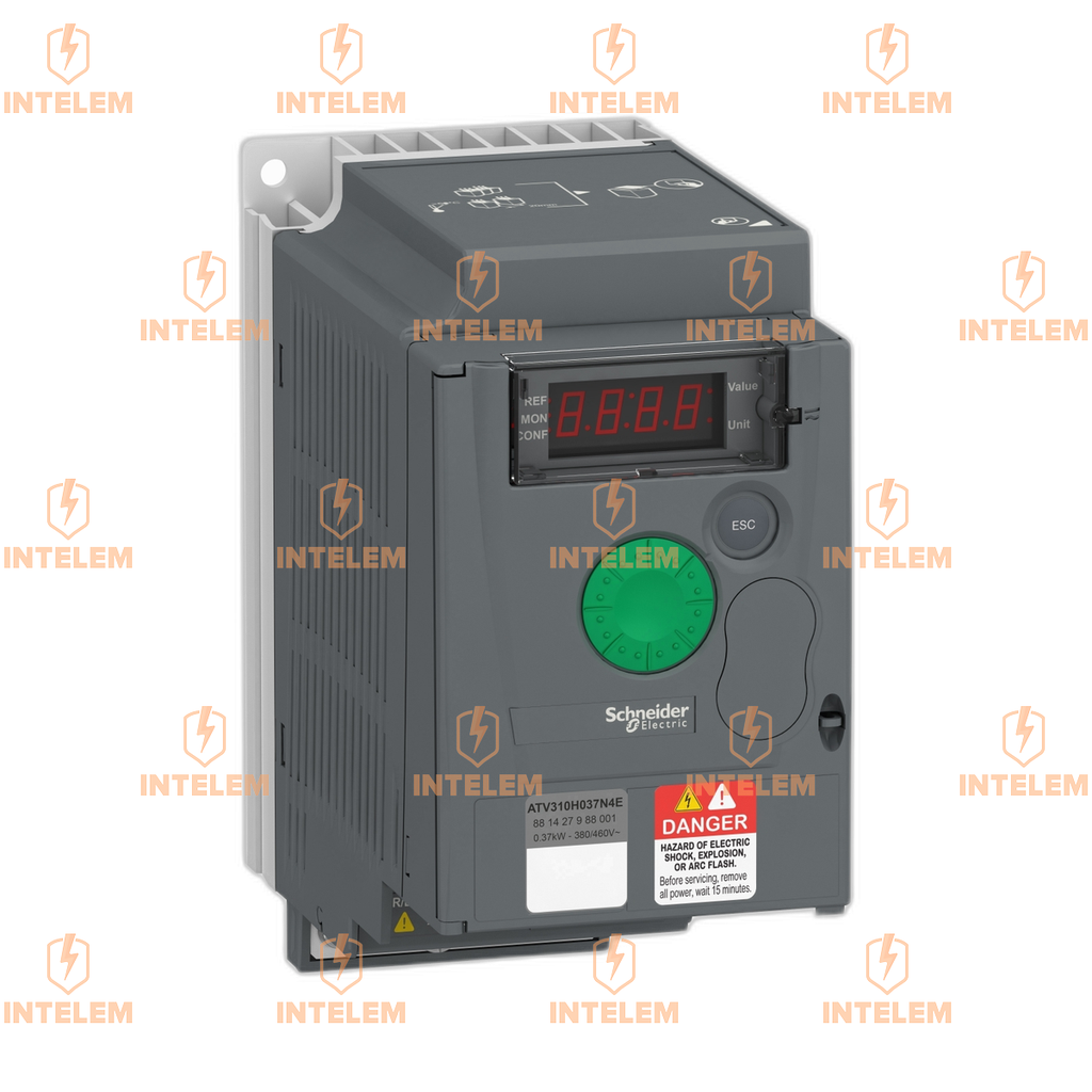ATV310H037N4E VARIADOR DE VELOCIDAD ALTIVAR 310 DE 0.37KW 0.5 HP 1.5A 380-480VAC 50-60 HZ TRIFASICO IP20