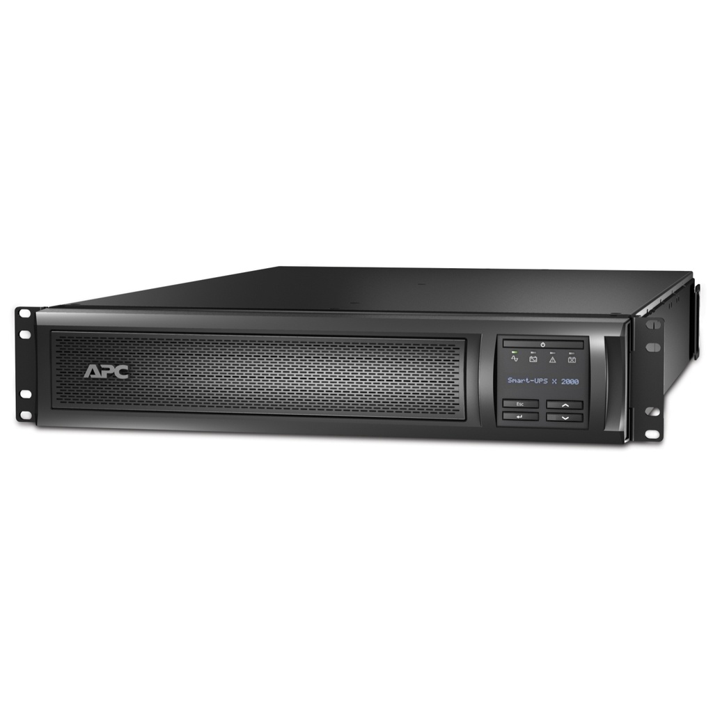 SMX2000RMLV2U SMART-UPS X, LINEA INTERACTIVA, 2000VA, RACK / TORRE, 2U, 120V, 3X5-15R+3X5-20R+1XL5-20R NEMA, SMART SLOT --APC