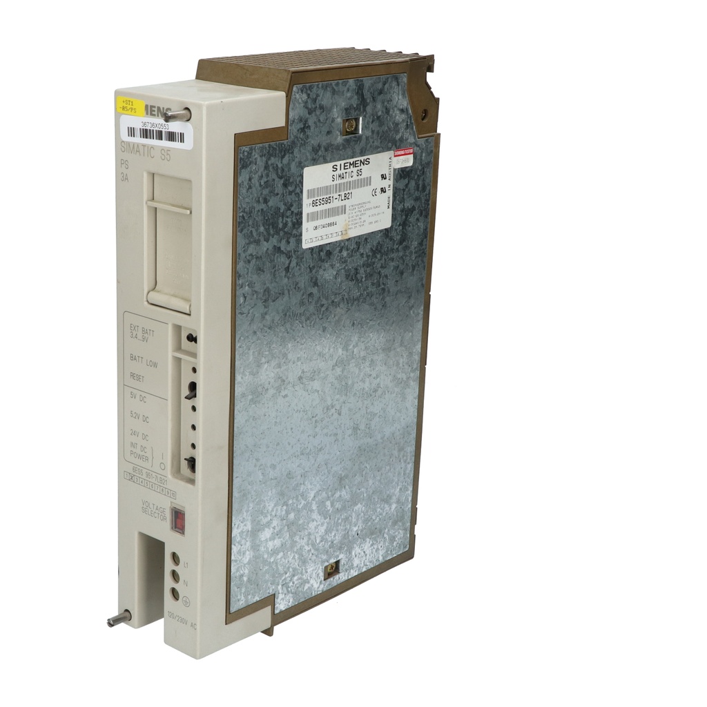 6ES5951-7LB21 FUENTE DE ALIMENTACION SIMATIC S5, 5V, 5.2V, 24VDC --SIEMENS