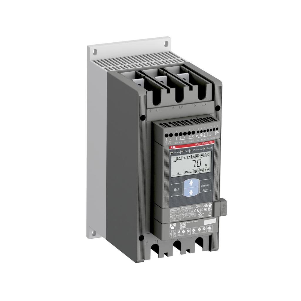 1SFA897110R7000 ARRANCADOR SUAVE ELECTRONICO 50/100HP 230/460V 142A, PSE142-600-70 --ABB
