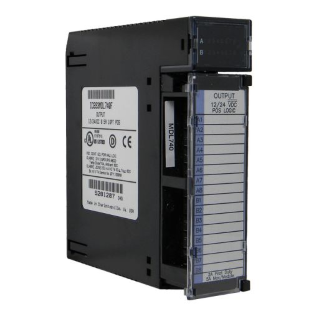 IC693MDL740G MODULO DE SALIDAS 12/24VDC, 0.5A 16DO POS --FANUC GE