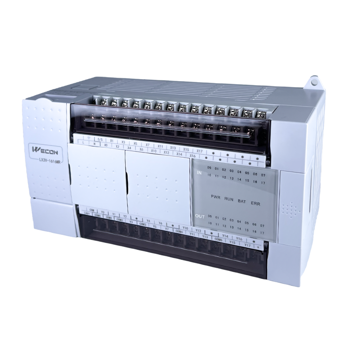 LX3VP-1616MR-A2 PLC 16 ENTRADAS NPN-PNP / 16 SALIDAS TIPO RELE, RS485, MODBUS TCP --WECON