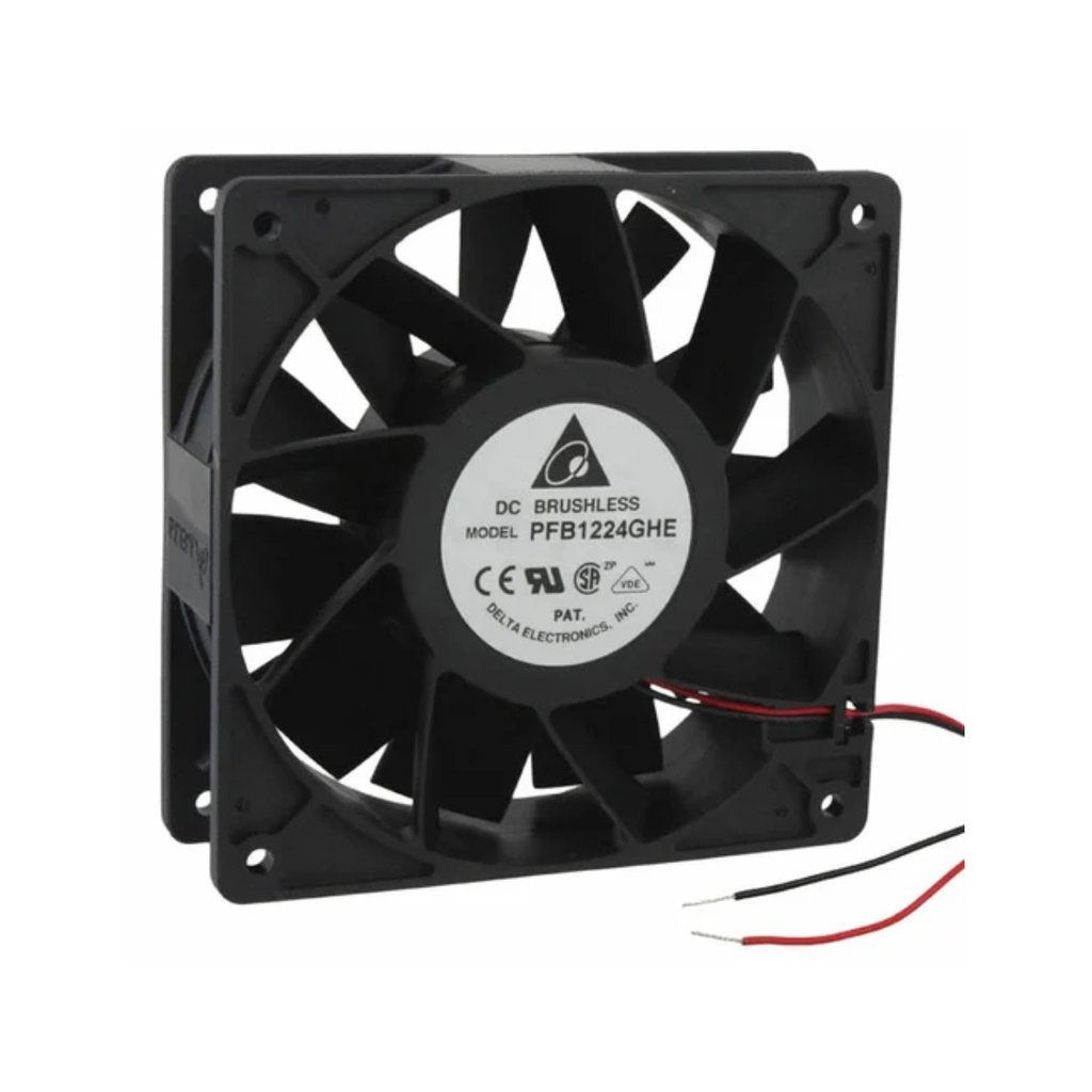 VENTILADOR AXIAL 24VDC, 1.62A, V34, 4800RPM, 120X120X38MM, 2 CABLES --DELTA