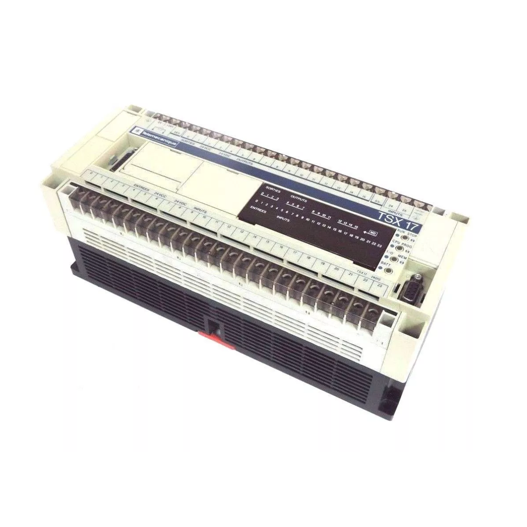 TSX1724012 PLC 26 ENTRADAS DIGITALES, 16 SALIDAS TRANSISTOR, ALIM. 24VDC --TELEMECANIQUE