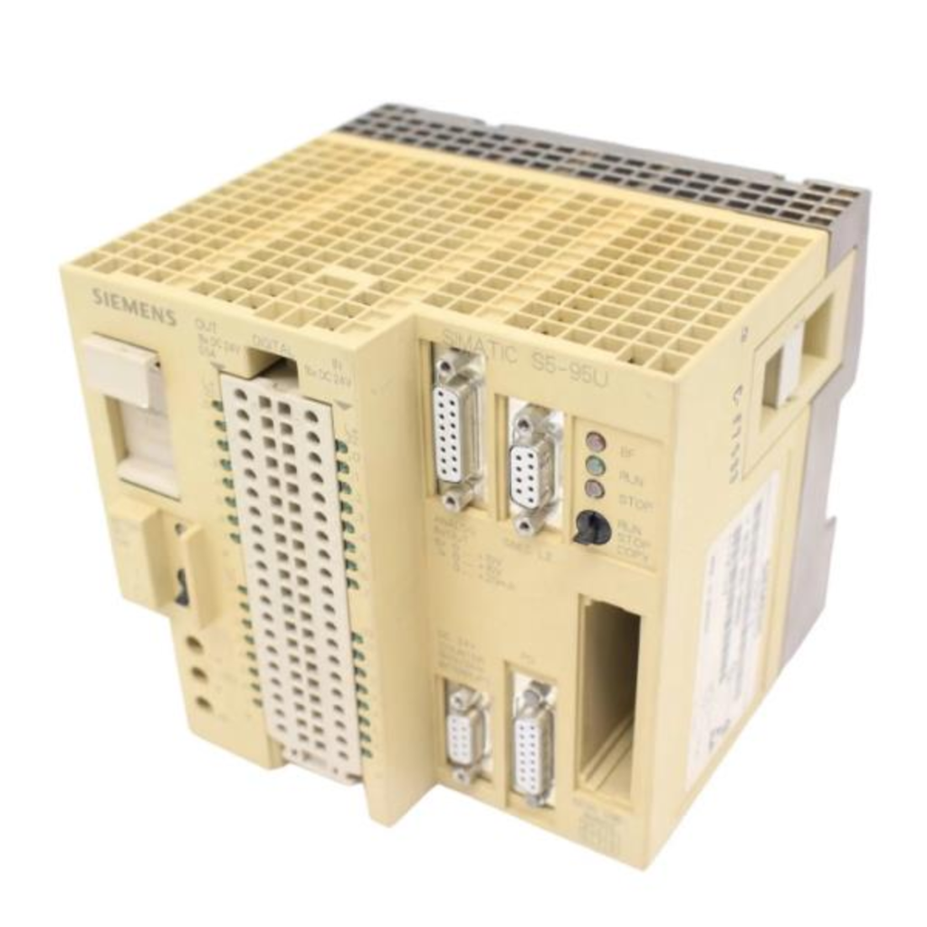 SIMATIC S5-95U PLC 6ES5 095-8MA04, 16 DI 24 V DC, 16 DO 24V DC --SIEMENS