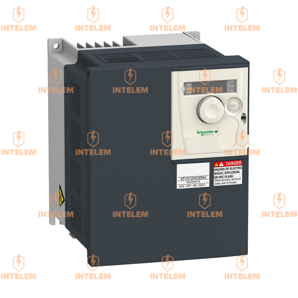 ATV312HU22N4 VARIADOR DE FRECUENCIA TRIFASICO ATV312, 2.2KW, 3HP, 323..550V, 5.5A, CANOPEN, MODBUS --SCHNEIDER