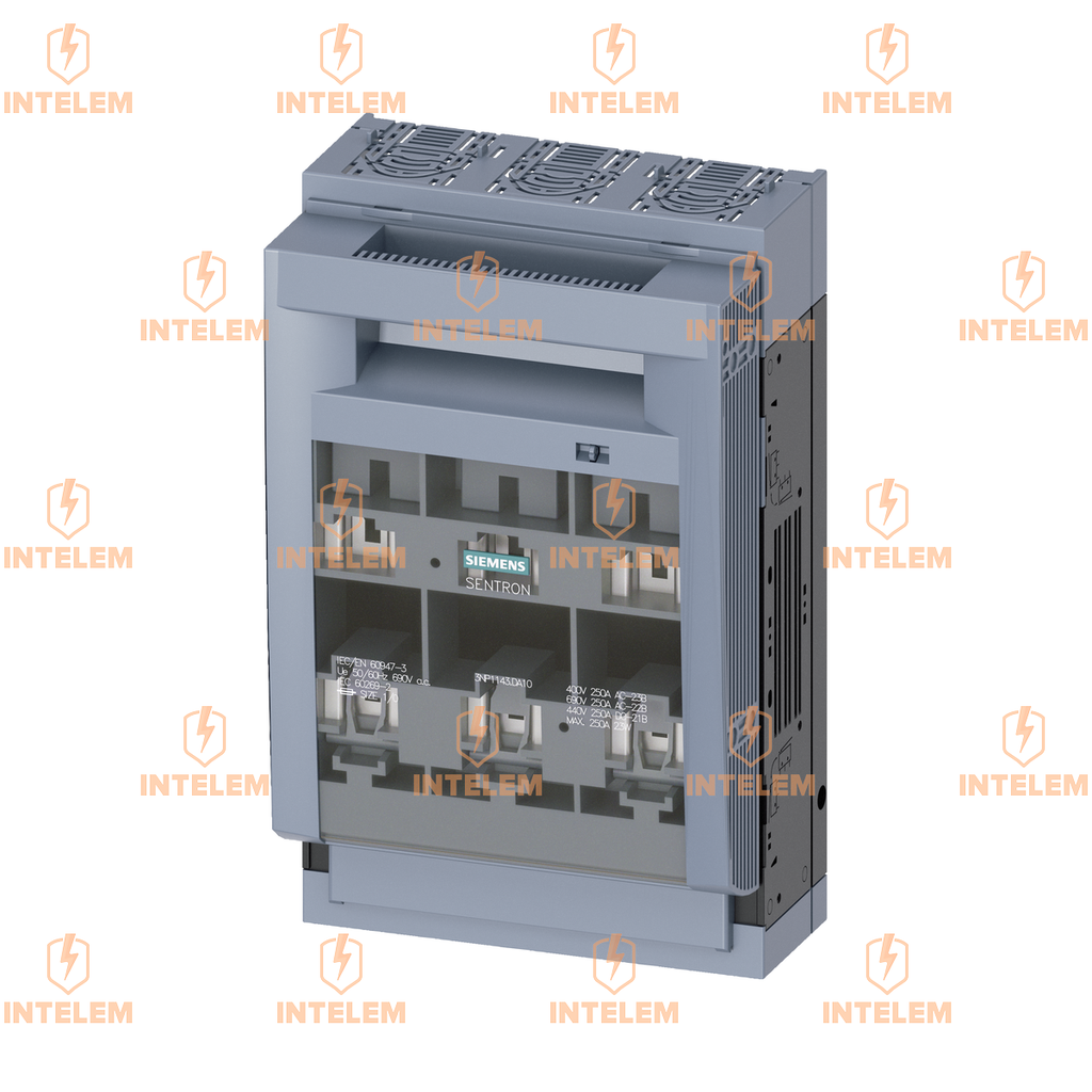 3NP1143-1DA10 INTERRUPTOR SECCIONADOR 3NP1, SENTRON, 3 POLOS, NH1, 250A --SIEMENS
