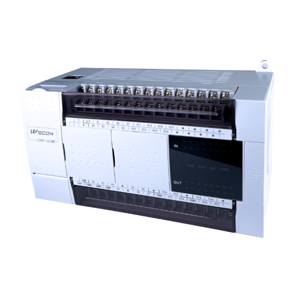 LX5V-1616MT-AN PLC 16DI / 16DO TRANSISTOR, ALIM.85-264VC, ETHERNET, COM1, ECAM --WECON