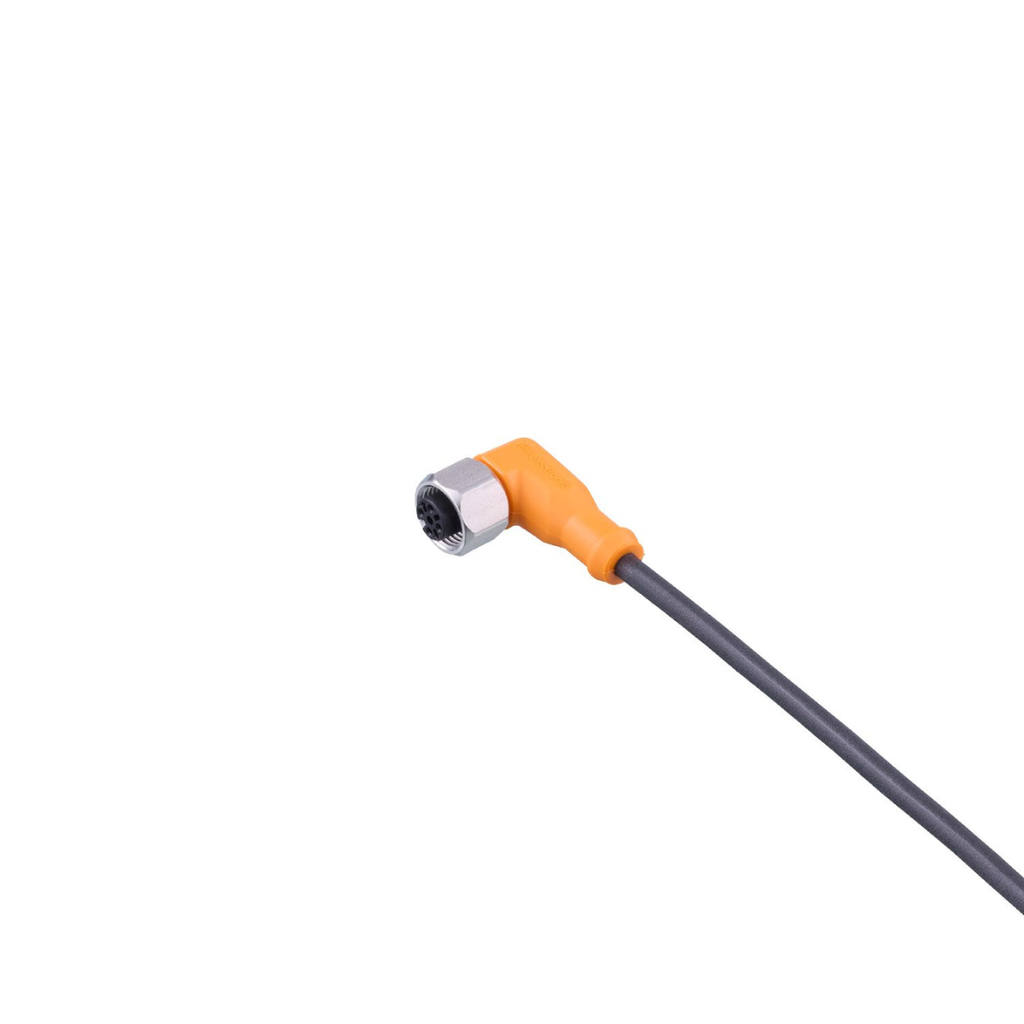 EVC04A CABLE CONECTOR HEMBRA M12, 4 PINES HEMBRA, EXTREMO SUELTO, 4 HILOS, 2 METROS, IP67 --IFM