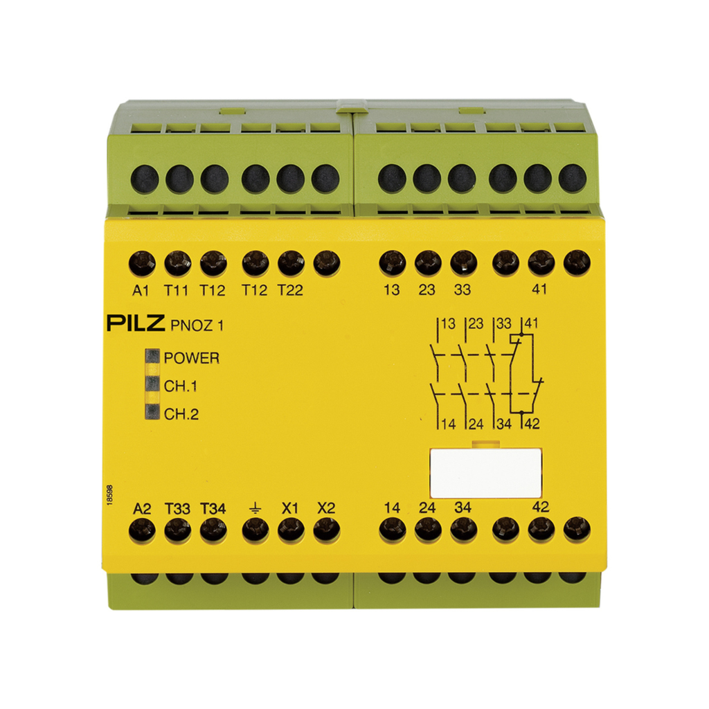 775650 RELE DE SEGURIDAD PNOZ 1 230-240VAC 3N/O 1N/C --PILZ 