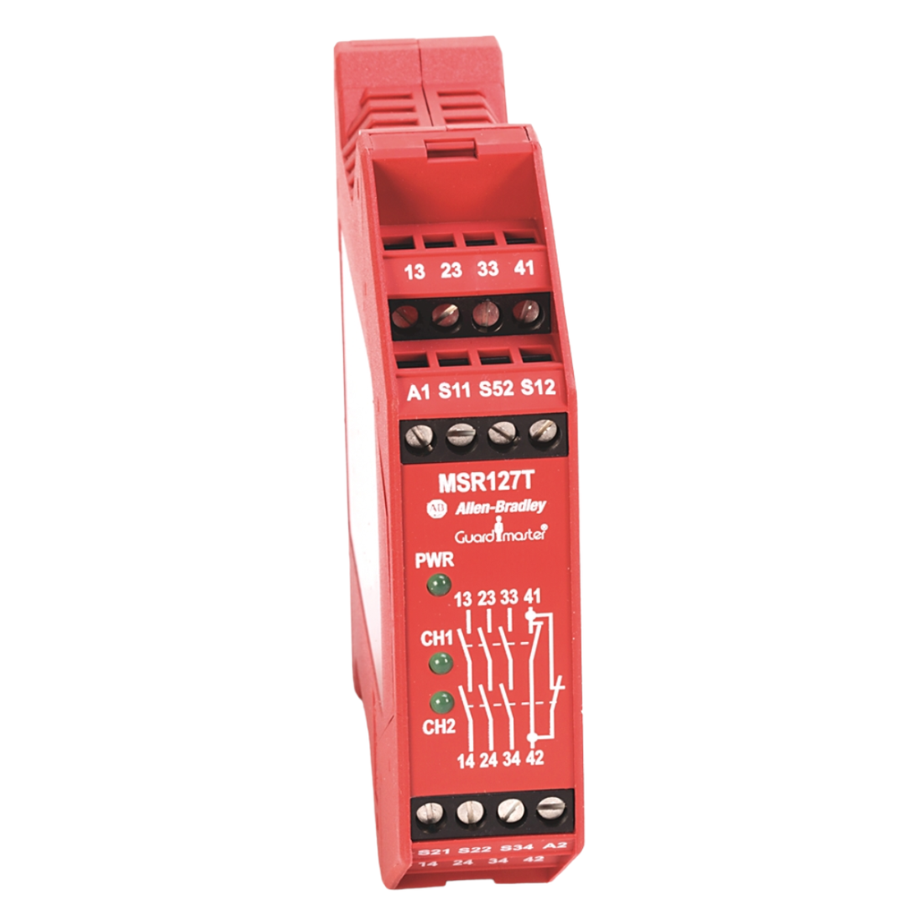 440R-N23132 RELE DE SEGURIDAD GUARDMASTER, SAFETY RELAY, 24V AC/DC, OUT 3NA+1NC, MSR127TP --ALLEN BRADLEY