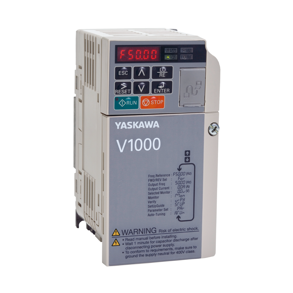 CIMR-VC4A0005BAA VARIADOR TRIFASICO 400V, HD 4.8A, ND 5.4A, 1.5KW/2.2KW --YASKAWA