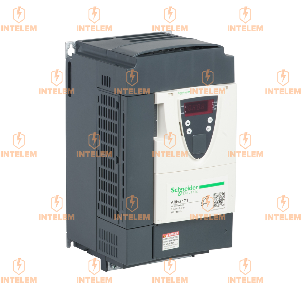ATV71HU55N4Z VARIADOR DE FRECUENCIA TRIFASICO 7.5HP/5.5KW 380-480VAC, 17A, SIN PANTALLA REMOTA --SCHNEIDER