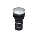 PILOTO LUMINOSO BLANCO CON LED 220 VAC/VDC, 22MM--STECK